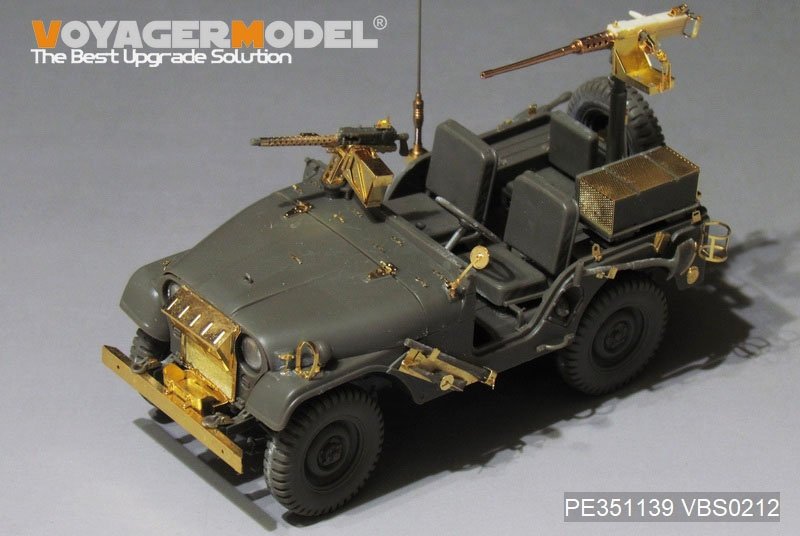 Voyager Model PE351139 IDF 1/4 TON 4X4 M38A1/CJ-6 SIYUR upgrade set（For AF35S94 AF35S99） 1/35 – immagine 3