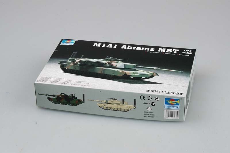 Trumpeter 07276 M1A1 Abrams MBT 1/72 – Bild 2