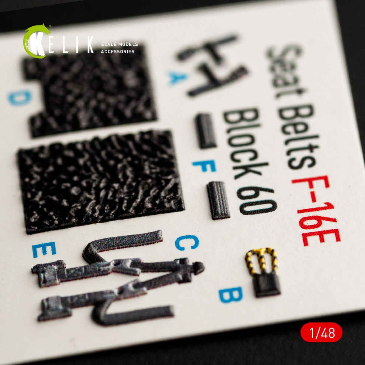 KELIK K48060 F-16E DESERT VIPERS BLOCK 60 INTERIOR 3D DECALS FOR KINETIC KIT 1/48 – Bild 3