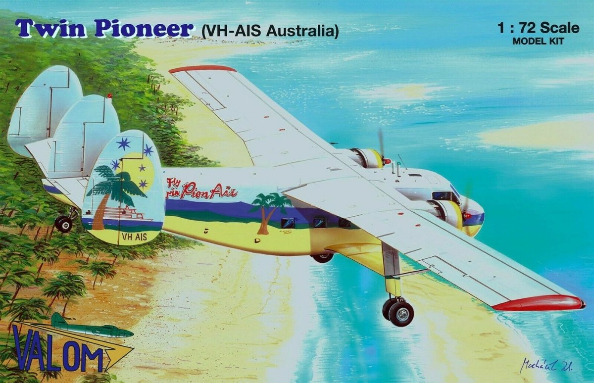 Valom 72144 Scottish Aviation Twin Pioneer (VH-AIS Australia) 1/72