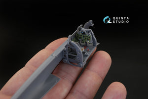 Quinta Studio QD48123 A6M3 3D-Printed &amp;amp; coloured Interior on decal paper (for Tamiya kit) 1/48 – immagine 5