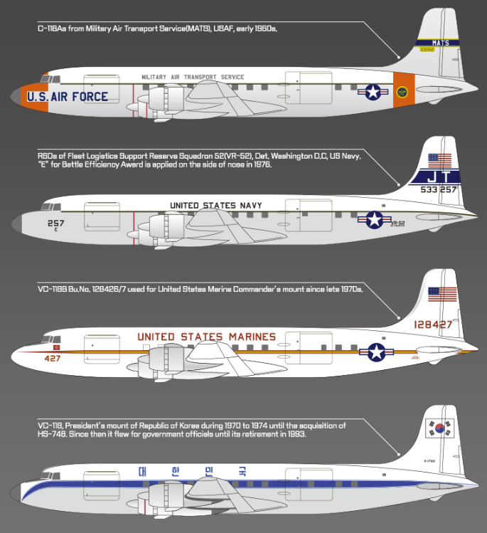 Academy 12634 USAF C-118 Liftmaster 1/144 – Bild 4