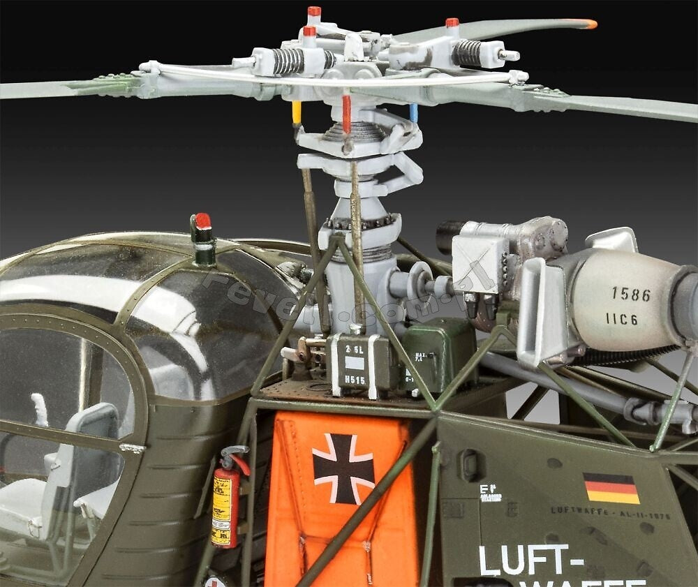 Revell 03804 Alouette II 1/32 – imagen 8