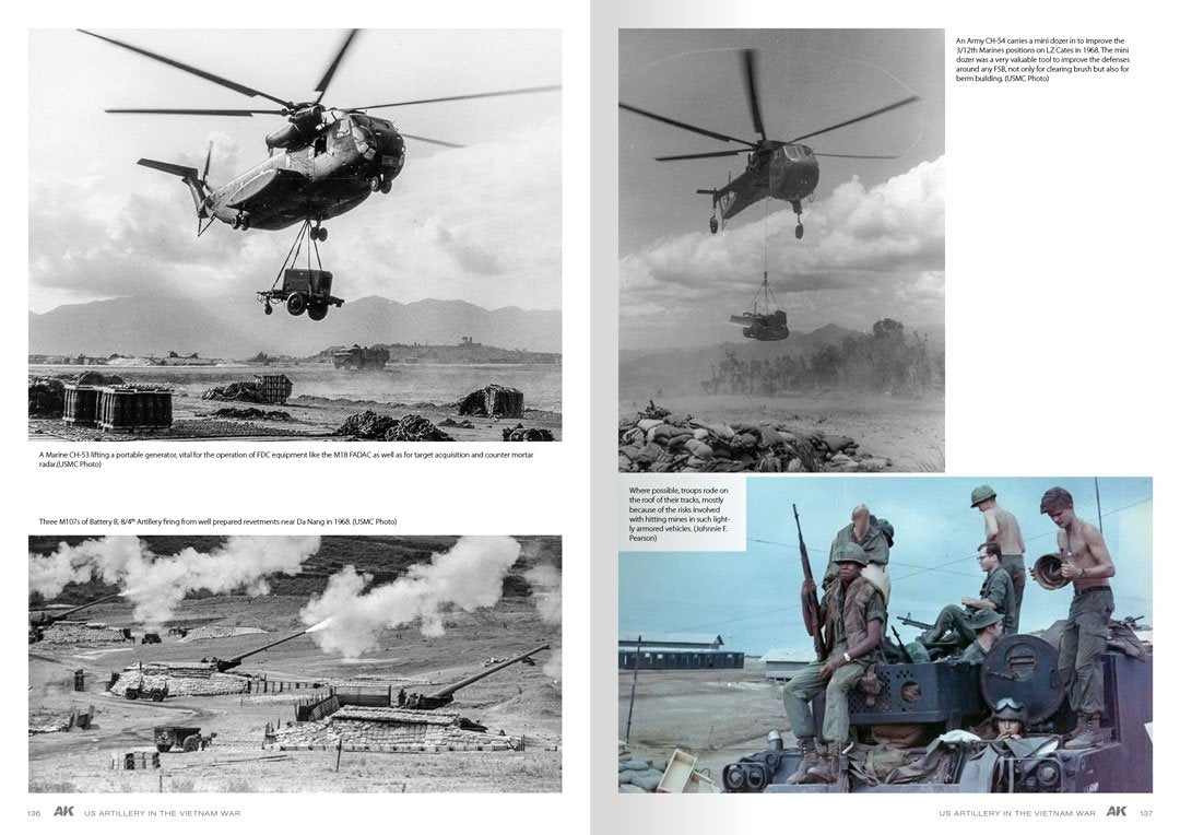 AK Interactive AK130007 AMERICAN ARTILLERY IN VIETNAM EN – immagine 15
