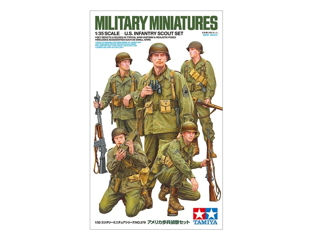 Tamiya 35379 US Infantry Scout Set 1/35