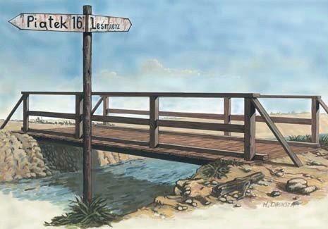 Mirage Hobby 35220 Wooden bridge 1/35