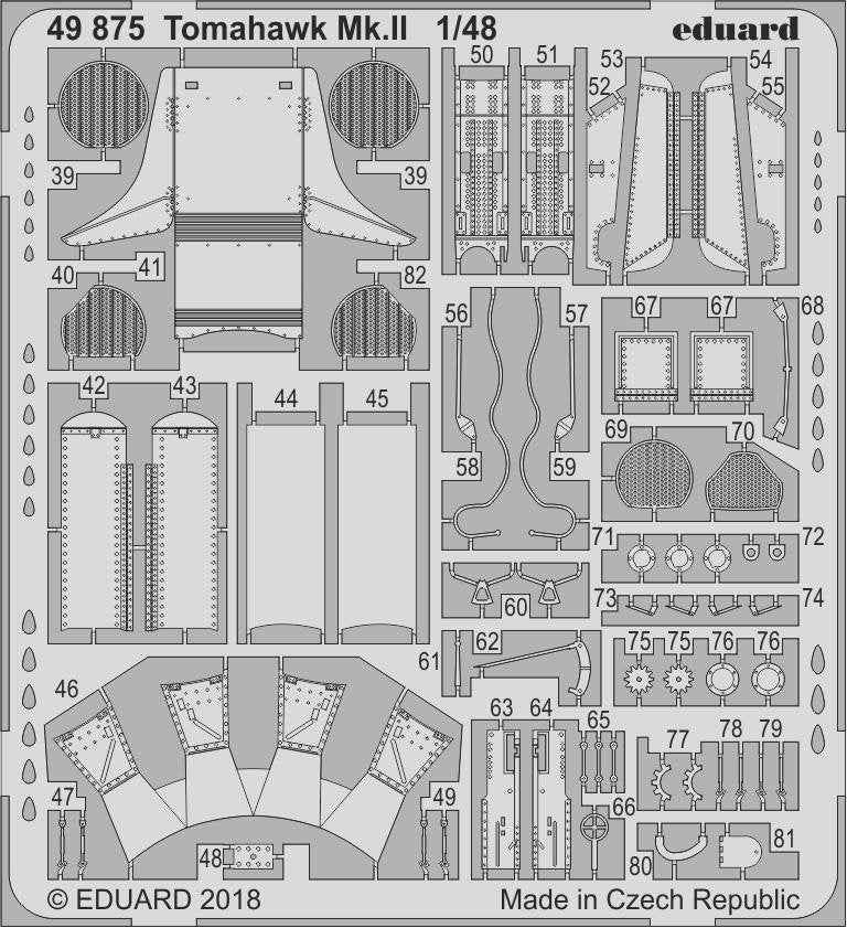 Eduard 49875 Tomahawk Mk. II AIRFIX 1/48 – imagen 2