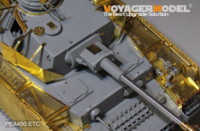 Voyager Model PEA450 WWII German Pz.Kpfw.IV Ausf.J &amp;quot;Thoma shields&amp;quot; wire mesh schürzen (Last Production) (FOR Boder 35008) 1/35 – Bild 13