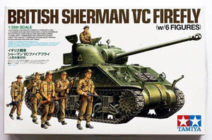 Tamiya 25174 Char britannique Sherman VC Firefly (avec 6 figurines) (1/35)