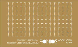 Pontos 35014WD1 DKM Tirpitz Wooden Deck set 1/350 – zdjęcie 2