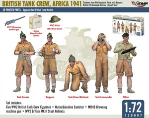 Mirage Hobby 720007 Équipage de char britannique, Afrique 1941 1/72 – image 2