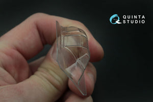 Quinta Studio QC48005-S La-5 vacuformed clear canopy 1 pcs (for Zvezda kit) 1/48 – immagine 5