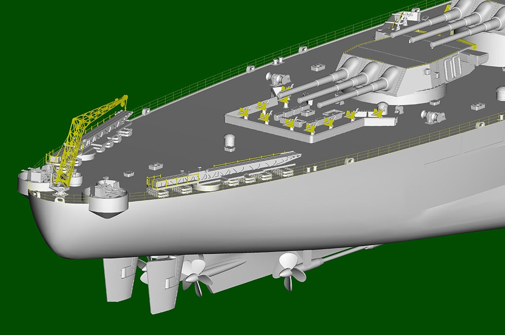 Trumpeter 05373 USS Ohio BB-68 1/350 – image 7