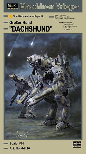Hasegawa 64120 Intercepteur humanoïde sans pilote Großer Hund DACHSHUND 1/20