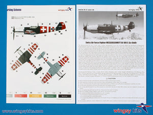 Wingsy Kits D5-12 Swiss Air Force Fighter MESSERSCHMITT Bf 109 E-3a 1/48 – zdjęcie 13