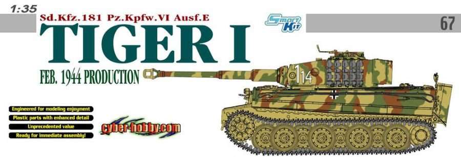Cyber Hobby 6650 Sd.Kfz.181 Pz.Kpfw.VI Ausf.E Tiger I, Feb. 1944 Production 1/35 – Bild 4