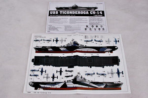 Trumpeter 05609 USS TICONDEROGA CV-14 1/350 – immagine 2