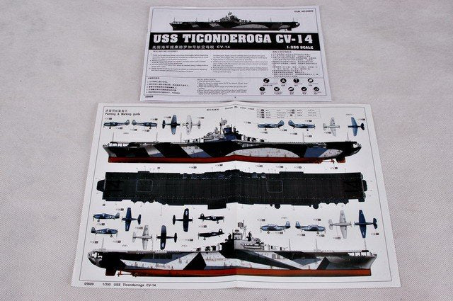 Trumpeter 05609 USS TICONDEROGA CV-14 1/350 – immagine 2