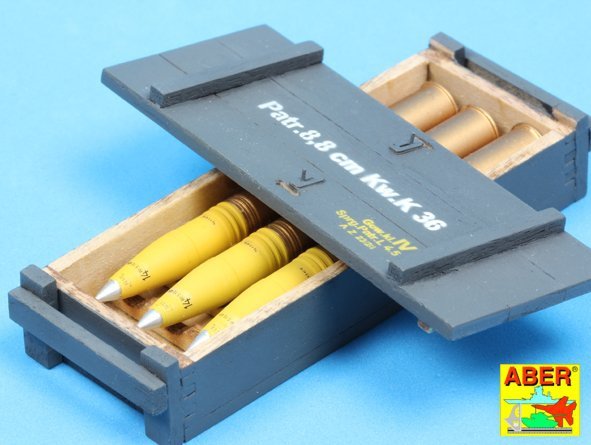 Munitions explosives Aber 16014 8,8 cm Tiger I avec boîte (1/16) – image 4