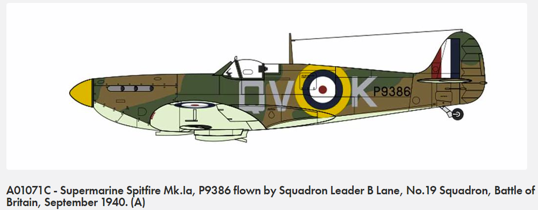 Airfix 01071C Supermarine Spitfire Mk.Ia 1/72 – Bild 2