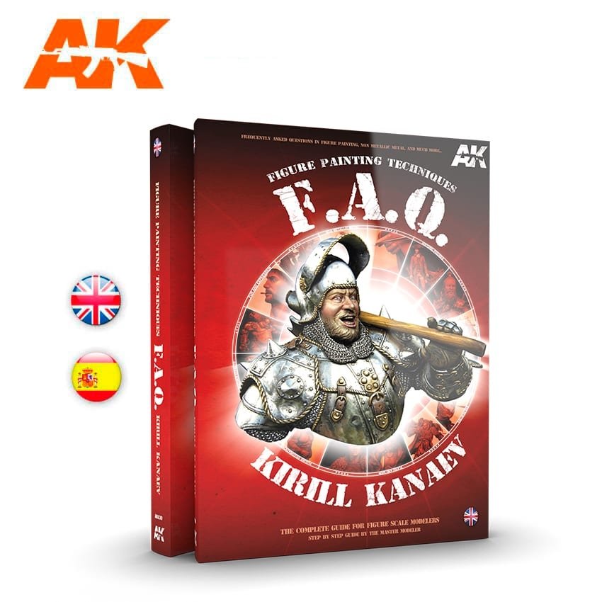 AK Interactive AK630 FIGURES FAQ – FIGURE PAINTING TECHNIQUES EN/ES
