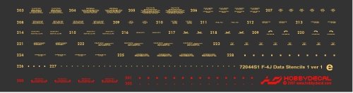 HobbyDecal AL72001V1 F-4J VX-4 Vandy1 Black Bunny October 1972 1/72 – Bild 5
