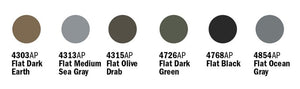 Italeri 445AP D-Day Allies Aircraft Painting 6x20ml – zdjęcie 2