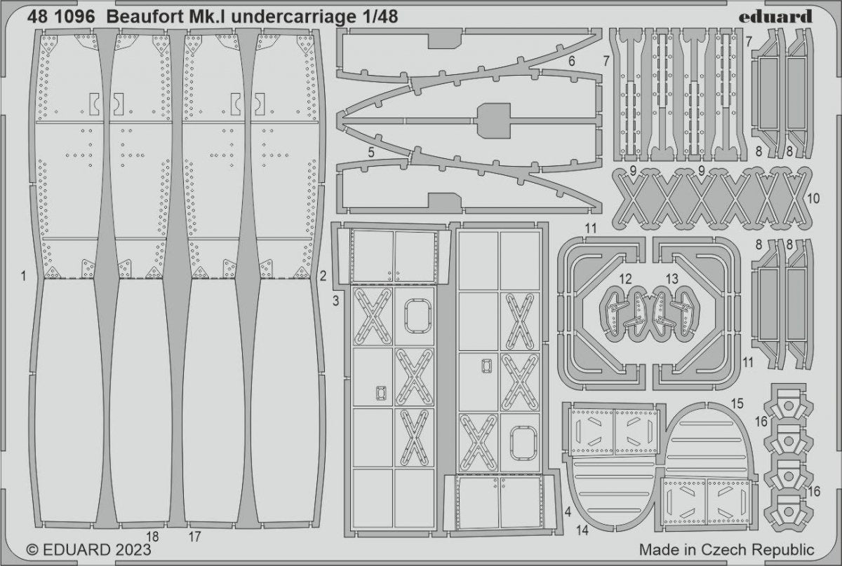 Eduard BIG49361 Beaufort Mk. I PARTIE II ICM 1/48 – image 4