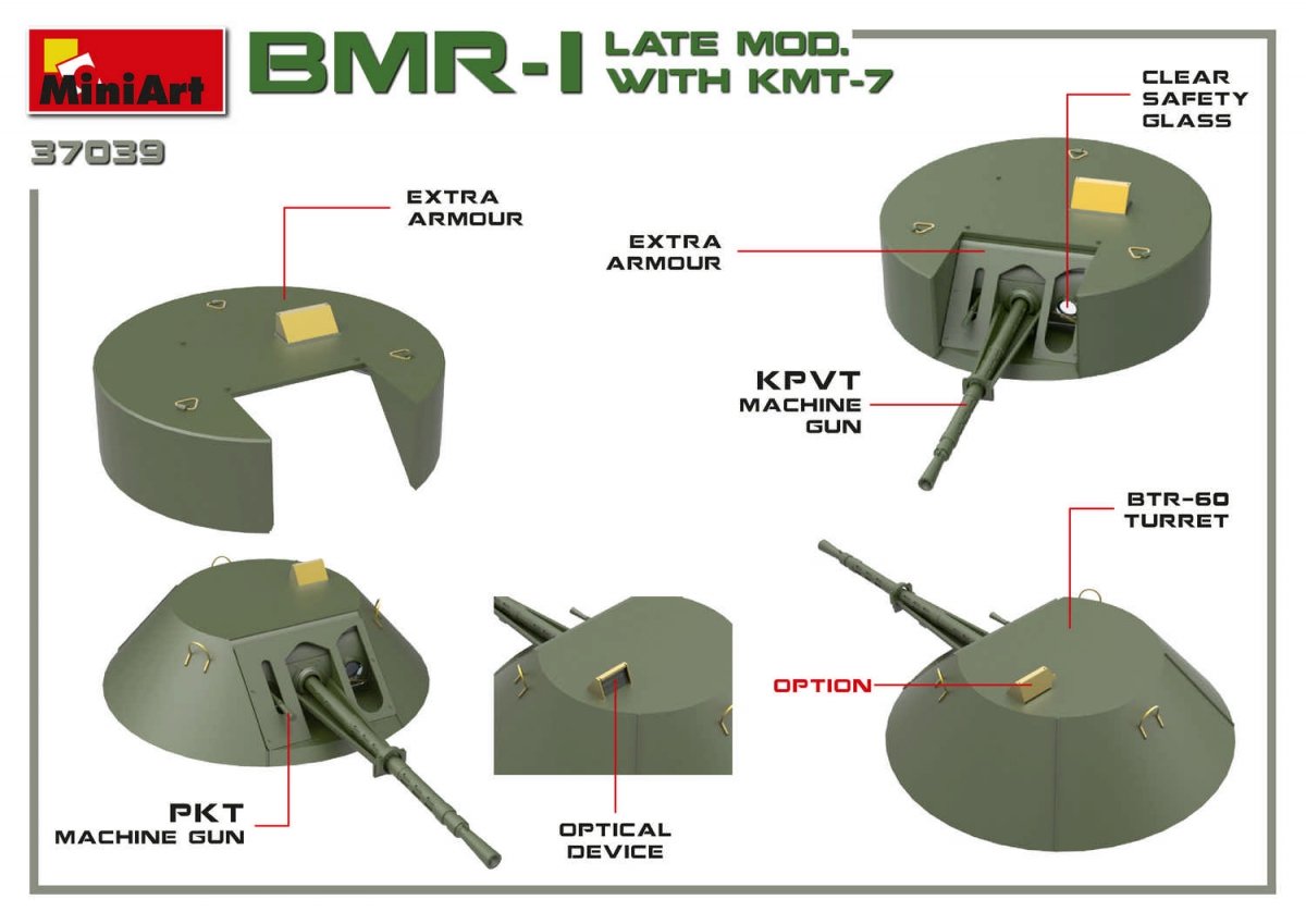 MiniArt 37039 BMR-1 Late Mod. with KMT-7 1/35 – Bild 19