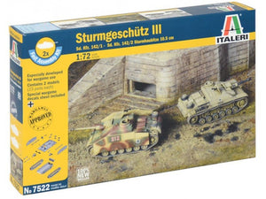 Italeri 7522 Sd.kFZ 142/1 STURMGESCH.III (2x kit rapide) (1/72)