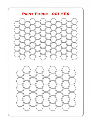 Paint Forge PFST001M STENCIL - HEX – image 2