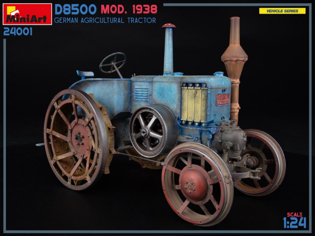 MiniArt 24001 GERMAN AGRICULTURAL TRACTOR D8500 MOD. 1938 1/24 – Bild 14