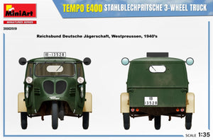 MiniArt 38059 TEMPO E400 STAHLBLECHPRITSCHE 3-WHEEL TRUCK 1/35 – Bild 11
