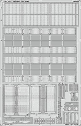Eduard 72682 B-52G bomb bay 1/72 MODELCOLLECT – image 2