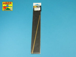 Aber BR12 Brass round rods Ø 1,2mm length 250mm x 3 pcs. – immagine 5