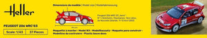 Heller 56113 Peugeot 206 WRC &amp;#39;03 - Starter Kit 1/43 – zdjęcie 2