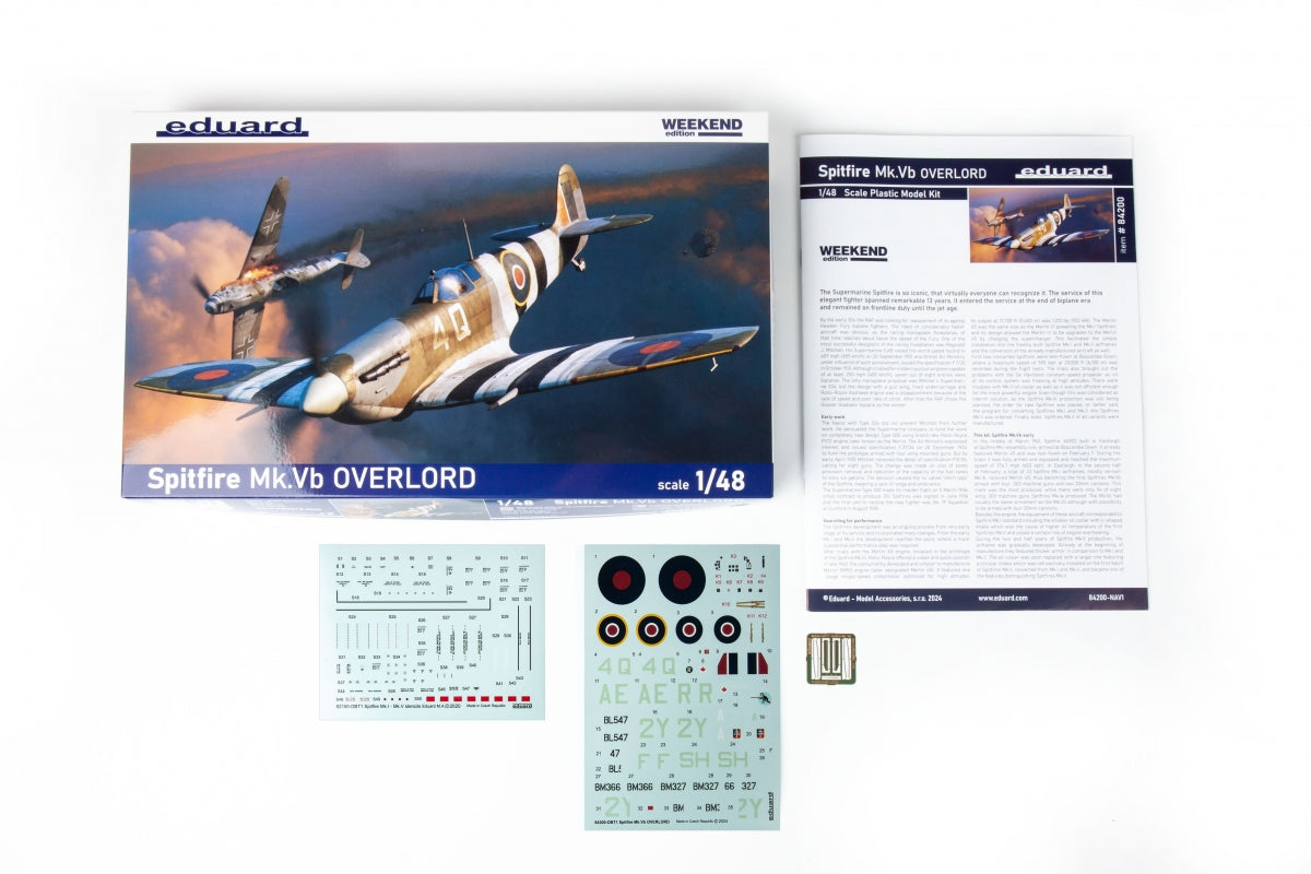 Eduard 84200 Spitfire Mk. Vb OVERLORD 1/48 – immagine 3