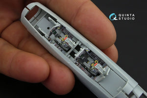 Intérieur imprimé en 3D et coloré sur papier décalcomanie Quinta Studio QD72024 F-14A (pour maquette Academy) au 1/72 – image 3