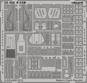 Eduard 73433 F-51D S. A. 1/72 ITALERI – immagine 2