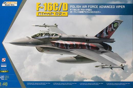 Kinetic K48076 F-16C/D de l'armée de l'air polonaise, Tiger Meet 2013/2014, échelle 1/48