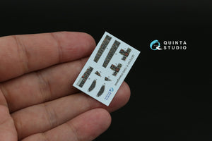 Quinta Studio QD72101 F-104S 3D-Printed &amp;amp; coloured Interior on decal paper (Hasegawa) 1/72 – zdjęcie 4