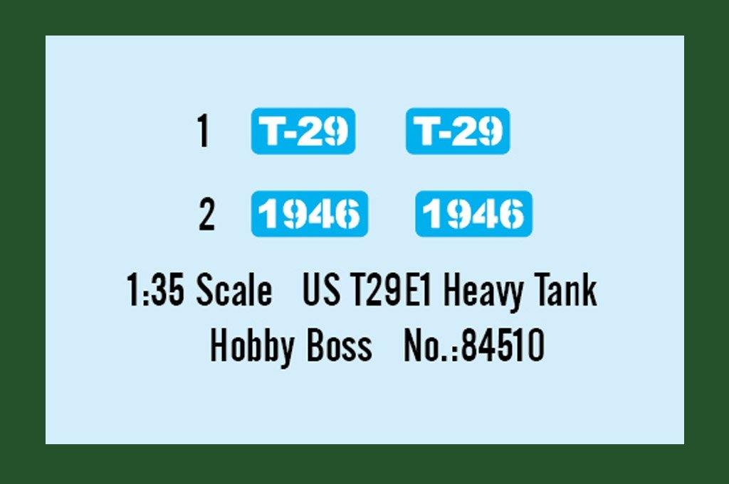 Hobby Boss 84510 US T29E1 Heavy Tank 1/35 – Bild 4