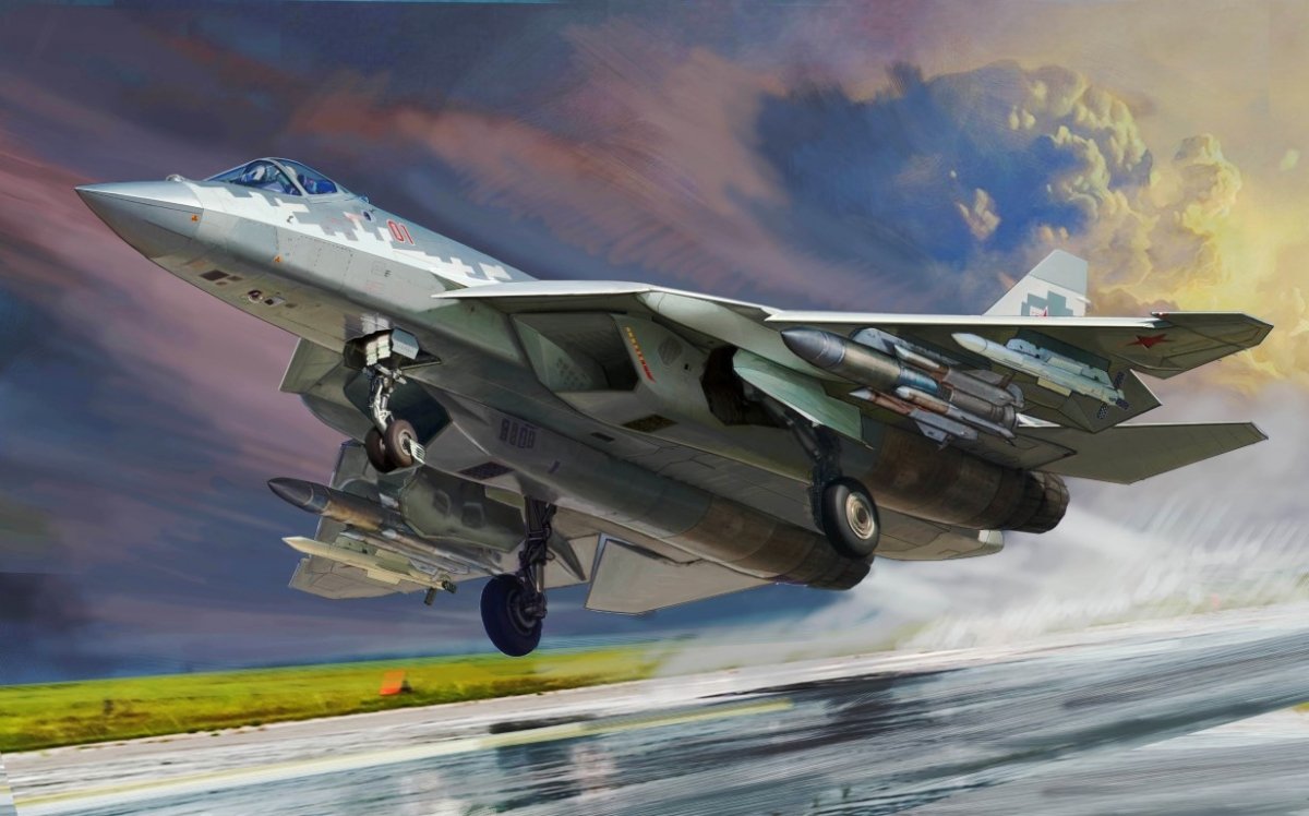Zvezda 4824 SUKHOI SU-57 1/48 – immagine 2