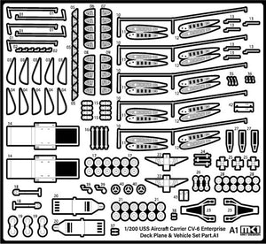 MK1 Design MS-20018 WW II USS DECK PLANE SET for CV-6 Enterprise 1/200 – immagine 3
