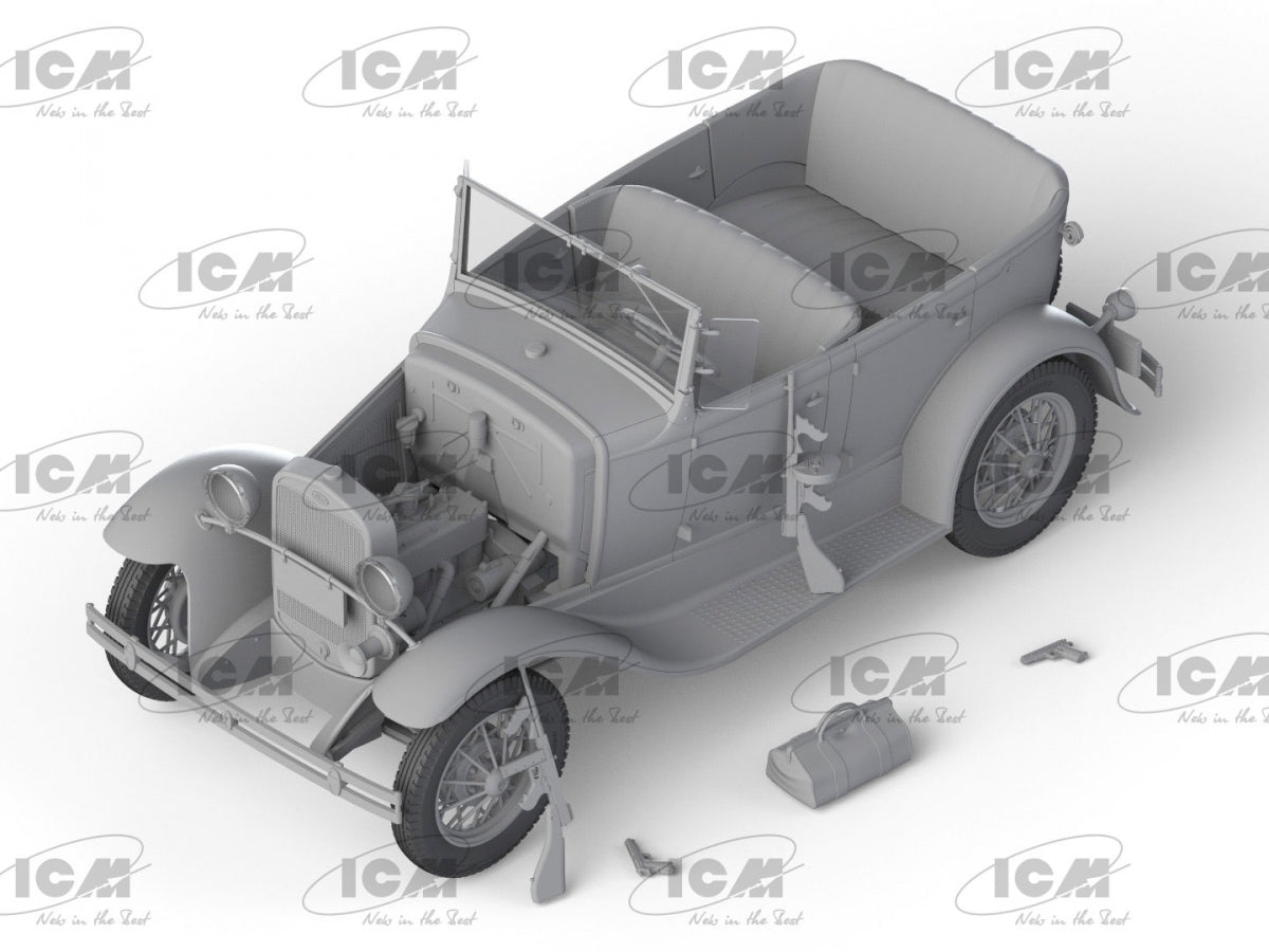 ICM 24052 Ford A Gangster Car 1/24 – imagen 3