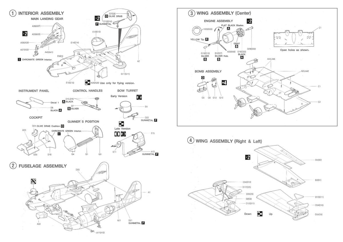 Hobby 2000 72066 Consolidated PBY-5A Catalina PTO (Academy + CARTOGRAF + MASQUES) 1/72 – image 3