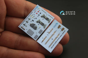 Intérieur imprimé en 3D et coloré sur papier décalcomanie Quinta Studio QD48105 Bf 109C/D (pour kit Modelsvit) 1/48 – image 3