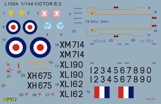 Lion Roar L1004 RAF Strategic Bomber VICTOR B2 1/144 – image 8