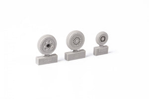 Eduard 648707 F-16 wheels early AMIYA 1/48 – imagen 4