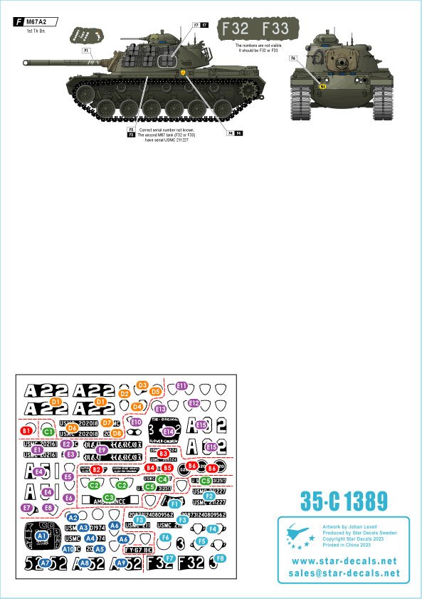 Star Decals 35-C1389 Tet 1968 - Hué City. US Marines tanks and vehicles. 1/35 – imagen 3